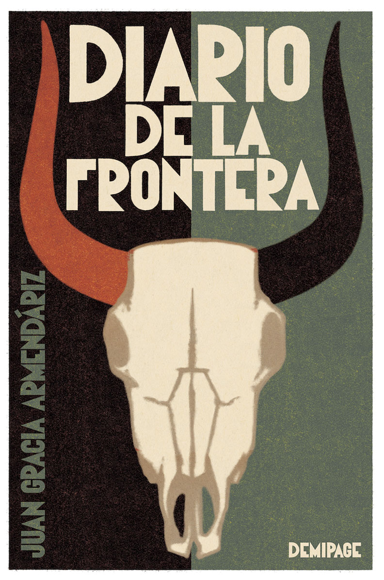 Cubierta de Diario de la frontera, de Juan Gracia Armendáriz